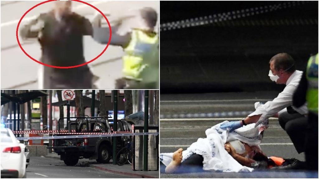 PICS: In Melbourne Terror Attack, Suspect Killed After Fire And Stabbing Rampage PICS: In Melbourne Terror Attack, Suspect Killed After Fire And Stabbing Rampage