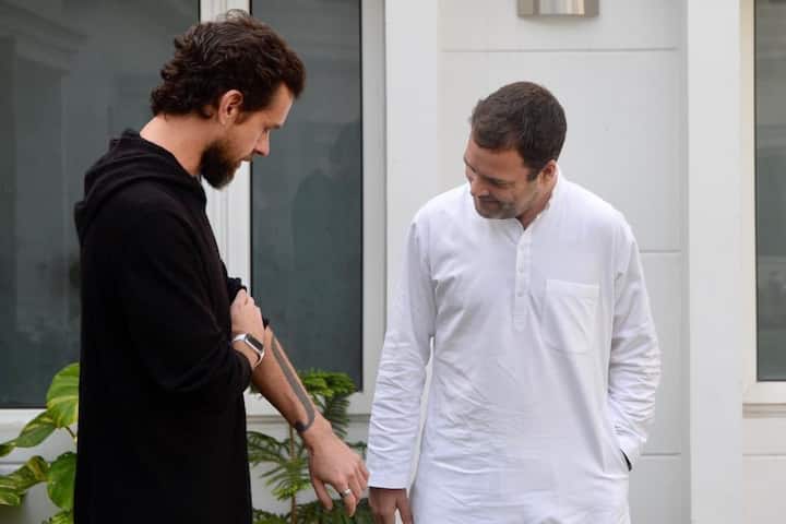 Dorsey met Congress President Rahul Gandhi / Rahul Gandhi Twitter