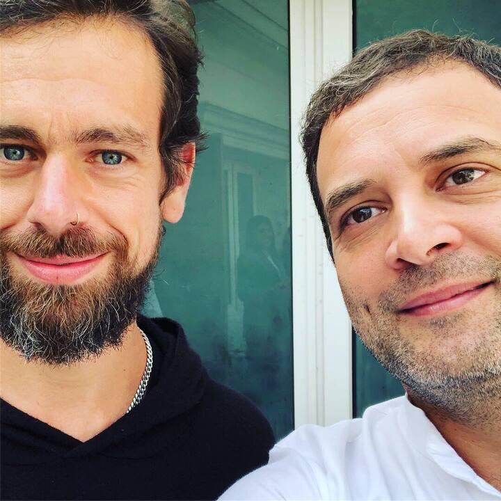 Rahul Gandhi shared photos of his meeting with Dorsey on his social media /Rahul Gandhi Twitter