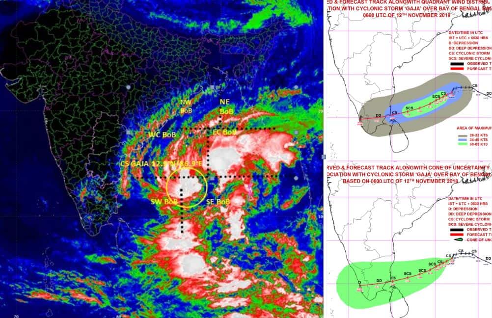 Cyclone Gaja effect: IMD issues ALERT as ‘Severe cyclonic storm ...
