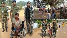 Salute! Brave CRPF personnel defeat maoist bullets, empower voters on Chhattisgarh election day; SEE PICS