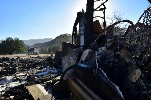 Hundreds of people were unaccounted for even five days after the the massive Woolsey fire was sparked. (Photo by Robyn Beck / AFP)