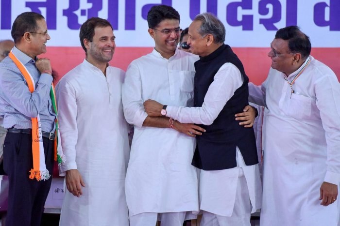 Rajasthan Polls: Cong announces 10 new names in third list, leaves 5 seats for allies Rajasthan Polls: Cong announces 10 new names in third list, leaves 5 seats for allies