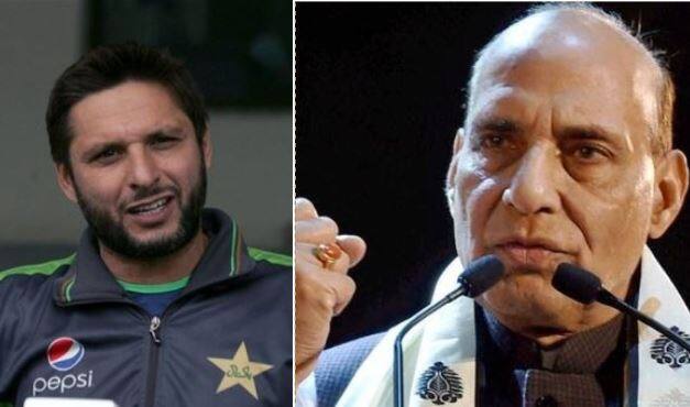 Rajnath Singh reacts to Afridi's statement on Kashmir; says 'he's right, Pakistan cannot handle its 4 provinces' Rajnath Singh reacts to Afridi's statement on Kashmir; says 'he's right, Pakistan cannot handle Kashmir' Rajnath Singh reacts to Afridi's statement on Kashmir; says 'he's right, Pakistan cannot handle its 4 provinces'