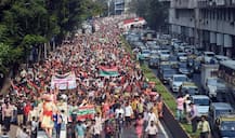 PICS: Thousands of Farmers End Protest At Azad Maidan After Maharashtra Government Accepts “100% Demands\