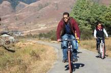 Arunachal: Salman Khan rides bicycle with Kiren Rijiju; promotes adventure fest