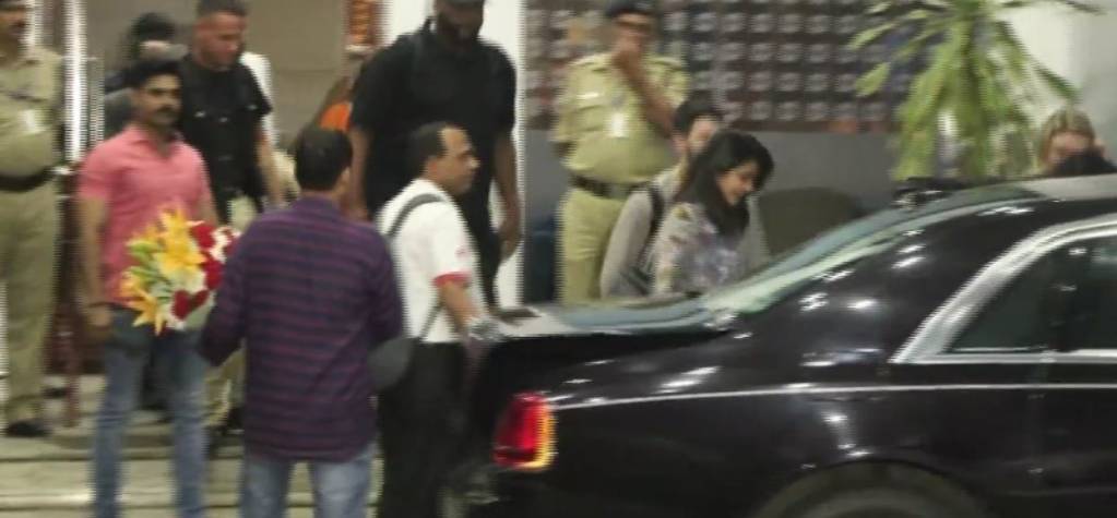 Watch video, see pics| Priyanka Chopra, Nick Jonas arrive in Mumbai