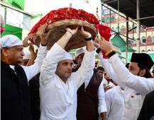 PICTURES: Rahul Gandhi offers prayers at Ajmer Sharif Dargah; also visits Brahma temple in Pushkar