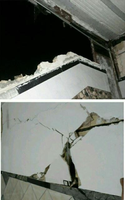 All the schools and universities in Kermanshah province remained closed on Monday. Image tweeted by @mahsti25metana1