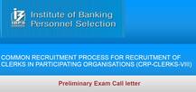 IBPS WITHDRAWS clerk prelims admit card link; Here\'s when and how to download call letters