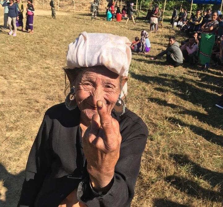 Stakes are high for Congress as Mizoram is the last bastion for the party in the Northeast. In all other seven states, either BJP or its alliance partners are running the government. Prime Minister Narendra Modi and BJP president Amit Shah has appealed to people of Mizoram to come out in large number and exercise their franchise. (Image: ANI)