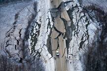 PICTURES: Massive 7.0 Earthquake Causes Significant Damage in Alaska, Crumbles Road