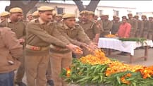 PICS: Wrapped In Tricolour, Police Inspector Subodh Kumar Who Died In Bulandshahar Clash Honored At Wreath Laying Ceremony