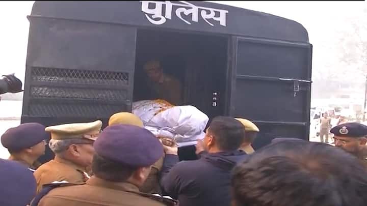 The Chief Minister Yogi Adityanath also announced an extraordinary pension for the dependent family of the deceased inspector and government job for a member of his family. / ABP News Grab