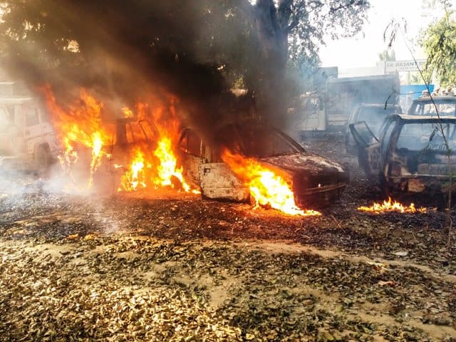 Bulandshahr violence: BJP, Bajrang Dal & VHP workers named in FIR; 4 arrested Bulandshahr violence: BJP, Bajrang Dal & VHP workers named in FIR; 4 arrested
