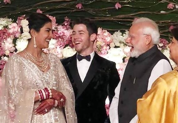 Priyanka Chopra, Nick Jonas wedding photos latest news and updates Here's How Priyanka Chopra Reacted To PM Modi's Visit At Her Wedding Reception