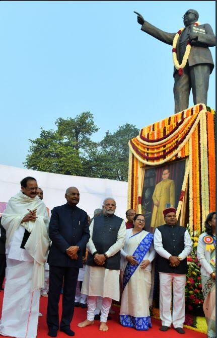 NEW DELHI: Political leaders paid tribute to Dr. B.R. Ambedkar on the 63rd Mahaparinirvan Diwas/ Twitter