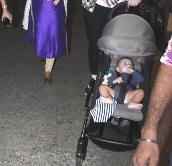 Sunny Leone returns from the US with twin sons Asher-Noah.