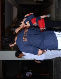 Taimur Ali Khan with mom Kareena & dad Saif at bua Soha Ali Khan's house!