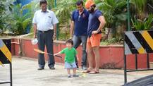 In Pics: Taimur trying his hand at badminton with daddy Saif is too CUTE for words & will fade away all your Monday blues