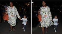 IN PICS: Salman Khan's sister Arpita Khan clicked with her CUTE son Ahil Sharma post DINNER!