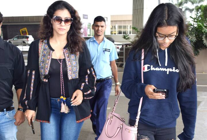 Kajol and Nysa make a stylish spotting at the airport on Friday