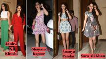 PICS: POPULAR Bollywood STAR KIDS- Janhvi, Khushi, Sara Ali Khan, Ananya Panday & Shanaya Kapoor STEAL THE LIMELIGHT at Manish Malhotra's Birthday Bash!