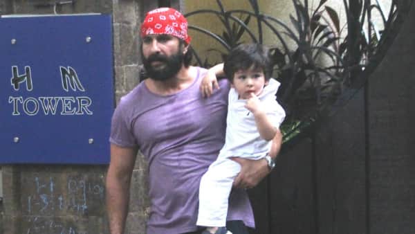 Saif Ali Khan gets snapped as he takes son Taimur Ali Khan out for a walk! Saif Ali Khan gets snapped as he takes son Taimur Ali Khan out for a walk!