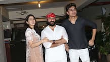 PICS: Saif Ali Khan poses with daughter Sara & son Ibrahim at his BIRTHDAY BASH but where is Taimur?