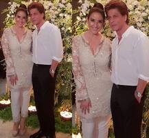 IN PICS: SRK at Manisha Koirala’s birthday bash; Rekha, Sanjay Leela Bhansali & others attend!