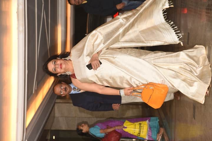 Mom Madhu Chopra at Priyanka-Nick Engagement bash being held in Mumbai