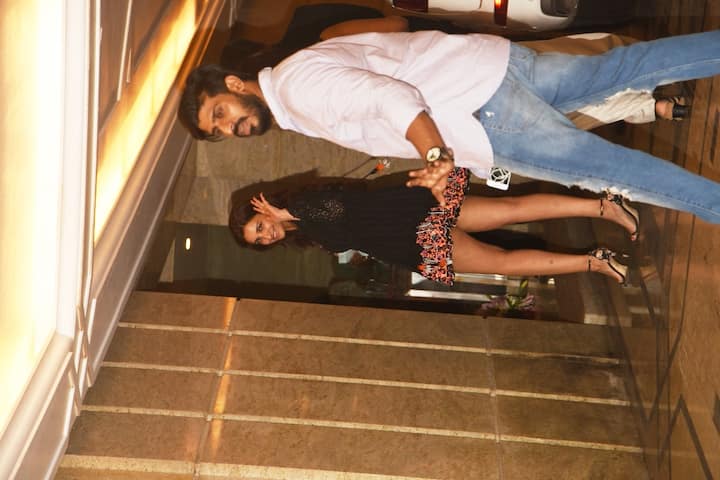 Parineeti at Priyanka-Nick Engagement bash being held in Mumbai