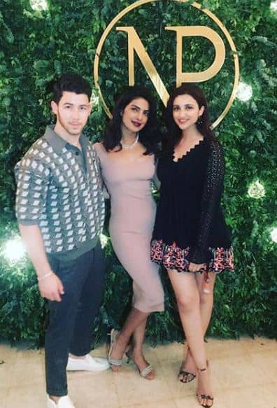 The 'Namaste England' actress looked stunning in a black dress and even shared a picture with Nick & Priyanka with the caption, ''Brother-in-law and sis ???? .'' (Picture credit- Instagram)