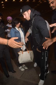 IN PICS: Priyanka Chopra’s fiance Nick Jonas leaves India with his parents after traditional ROKA ceremony!