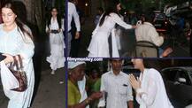 PICS! Sara Ali Khan with mom Amrita Singh visits mukteshwar temple! Makes donations to needy outside!