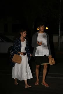 IN PICS: Dhadak actor Ishaan Khatter gets UNCOMFORTABLE as paparazzi clicks him with a mystery girl!