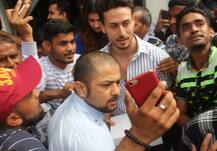 PICS: Disha Patani gets MOBBED by fans post her ROMANTIC LUNCH DATE with Tiger Shroff!