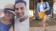PICS: Twinkle Khanna makes a hot spotting at Kromakay Salon in Mumbai donning shorts!