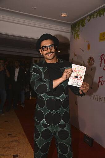 Bollywood actor Ranveer Singh was all smiles as he posed for the cameras during the launch event.