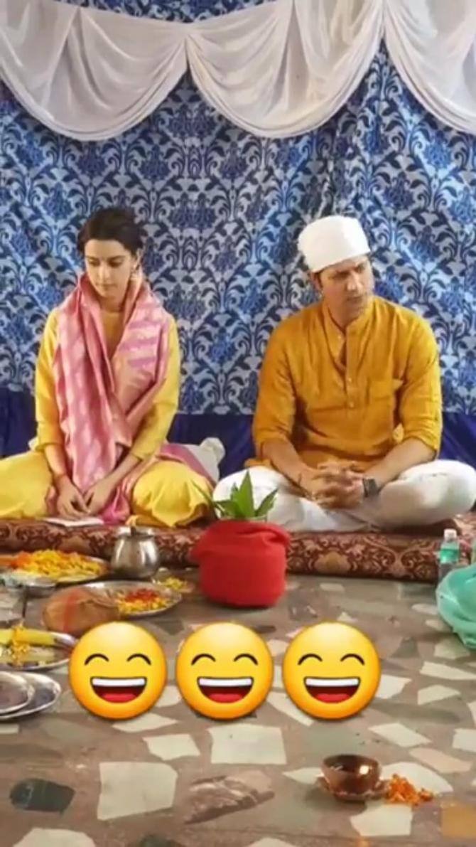 The couple is set to tie the knot tomorrow in Jammu-Kashmir in a traditional Kashmiri style wedding & their pre-wedding fucntions started yesterday (13th September). (Photo: Instagram)