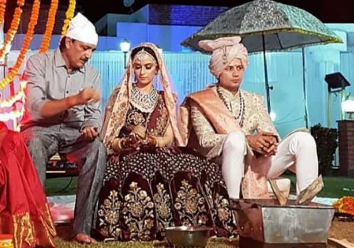 The couple's wedding ceremony was attended by their families and close-friends. (Photo: Instagram)