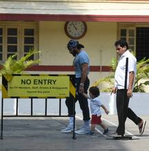IN PICS: Baby Taimur Ali Khan's day out with daddy Saif Ali Khan!