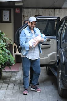 FIRST PICS: Neil Nitin Mukesh bring new born daughter Nurvi home with wife Rukmini Sahay!