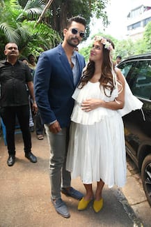 MORE PICS from Neha Dhupia's GRAND BABY SHOWER: Janhvi-Ishaan, Sonakshi Sinha, Shilpa Shetty & other celebs join the STAR-STUDDED BASH!
