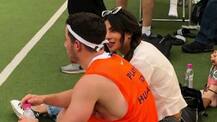 PICS: Priyanka Chopra cheers for Nick Jonas as he plays football with Bollywood celebs!