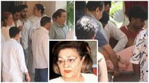 PICS: Krishna Raj Kapoor's mortal remains reach home from hospital!