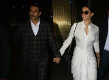 PICS: Ranveer Singh & Deepika Padukone spotted holding hands at airport as they return from Delhi!