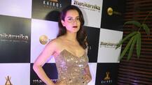 PICS: Kangana Ranaut looks stylish and happy at 'Manikarnika' wrap-up bash!