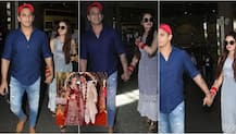 IN PICS: Newlyweds Prince Narula and Yuvika Chaudhary spotted at the airport giving us #couplegoals!