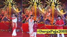 Durja Puja 2018: IN PICS- Kajol, Varun Dhawan, Jaya Bachchan, Aamir Khan's wife Kiran & son Azad Rao Khan visit Pandal on Mahanavmi!